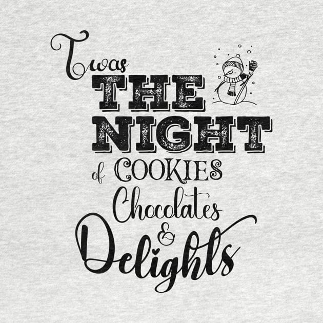 Twas the night of Deliciousness in Dark Font by Wizardbird